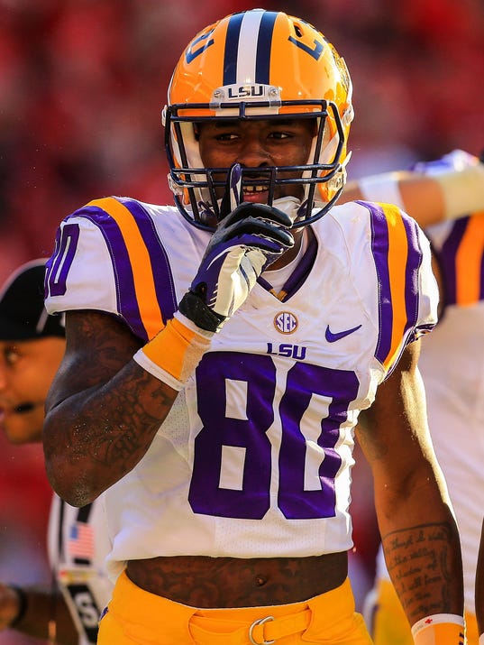 LSU wide receiver Jarvis Landry limited at practice
