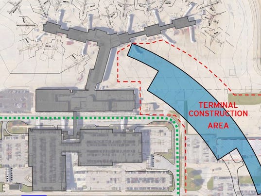 Cedar Rapids Airport Terminal Map