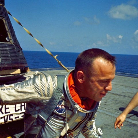 6. First US man in space &nbsp; &nbsp; >Date:  May