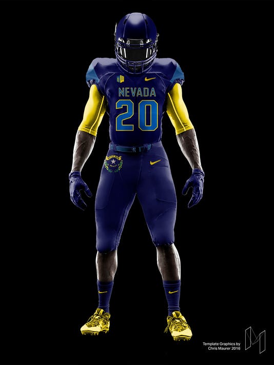 Nevada state flag + Wolf Pack uniforms = Awesome