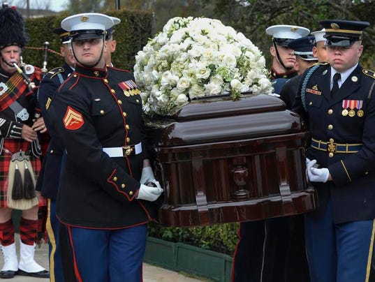 Eaton Rapids native carries Nancy Reagan's casket as member of 'Old Guard'