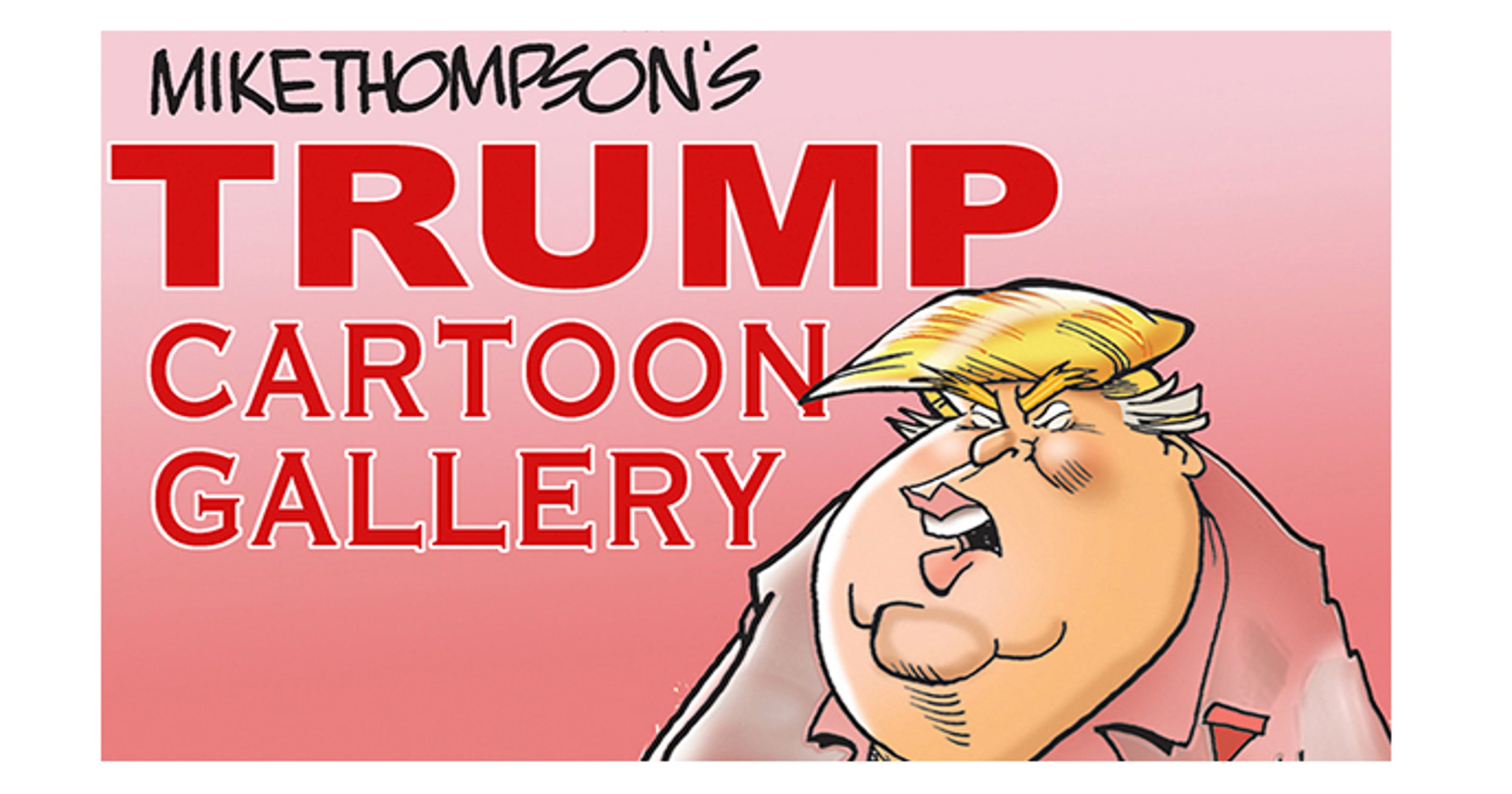 Mike Thompson's animated Trump cartoon gallery