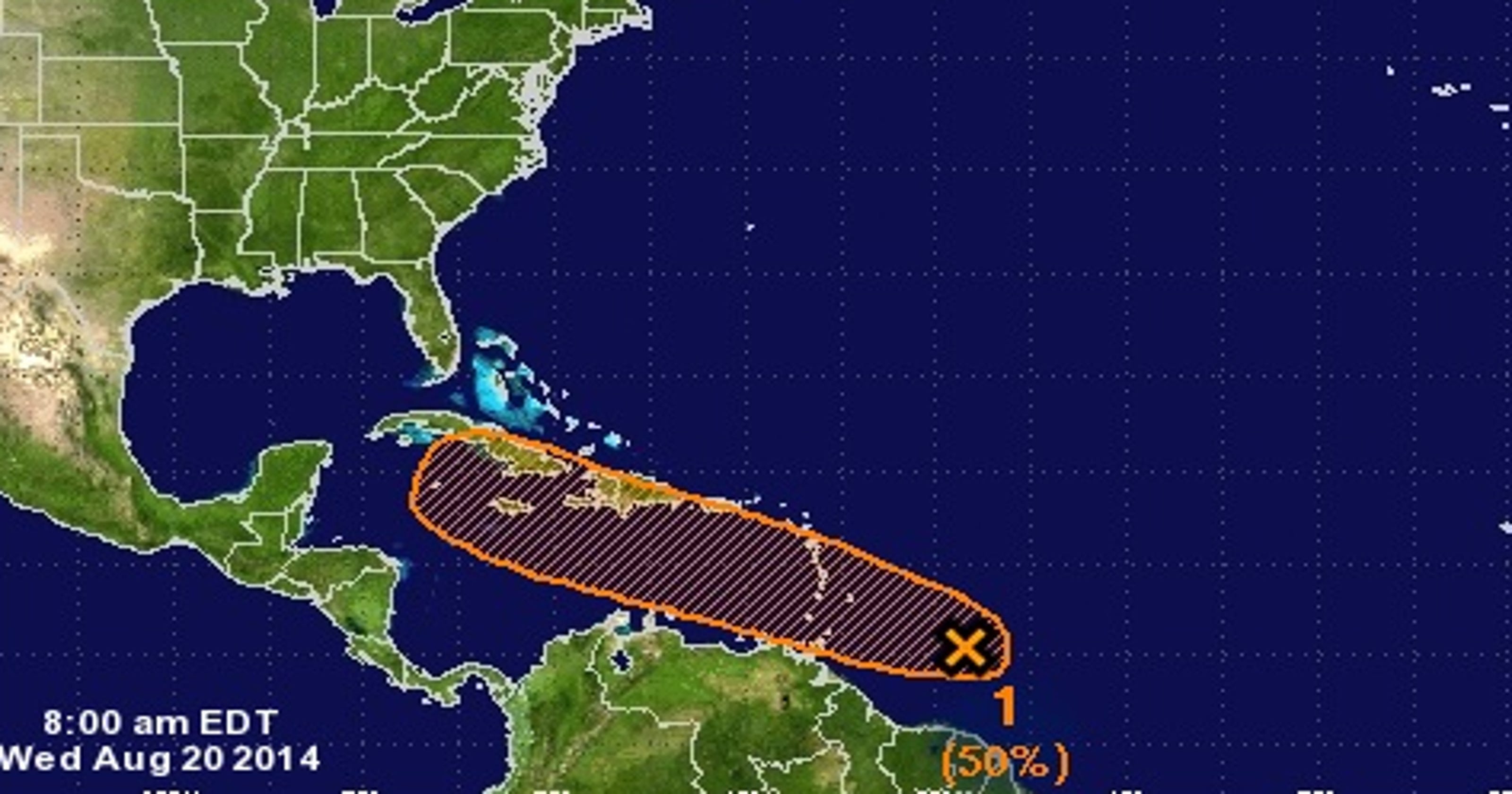 Tropical trouble: Storm forming in the Atlantic?