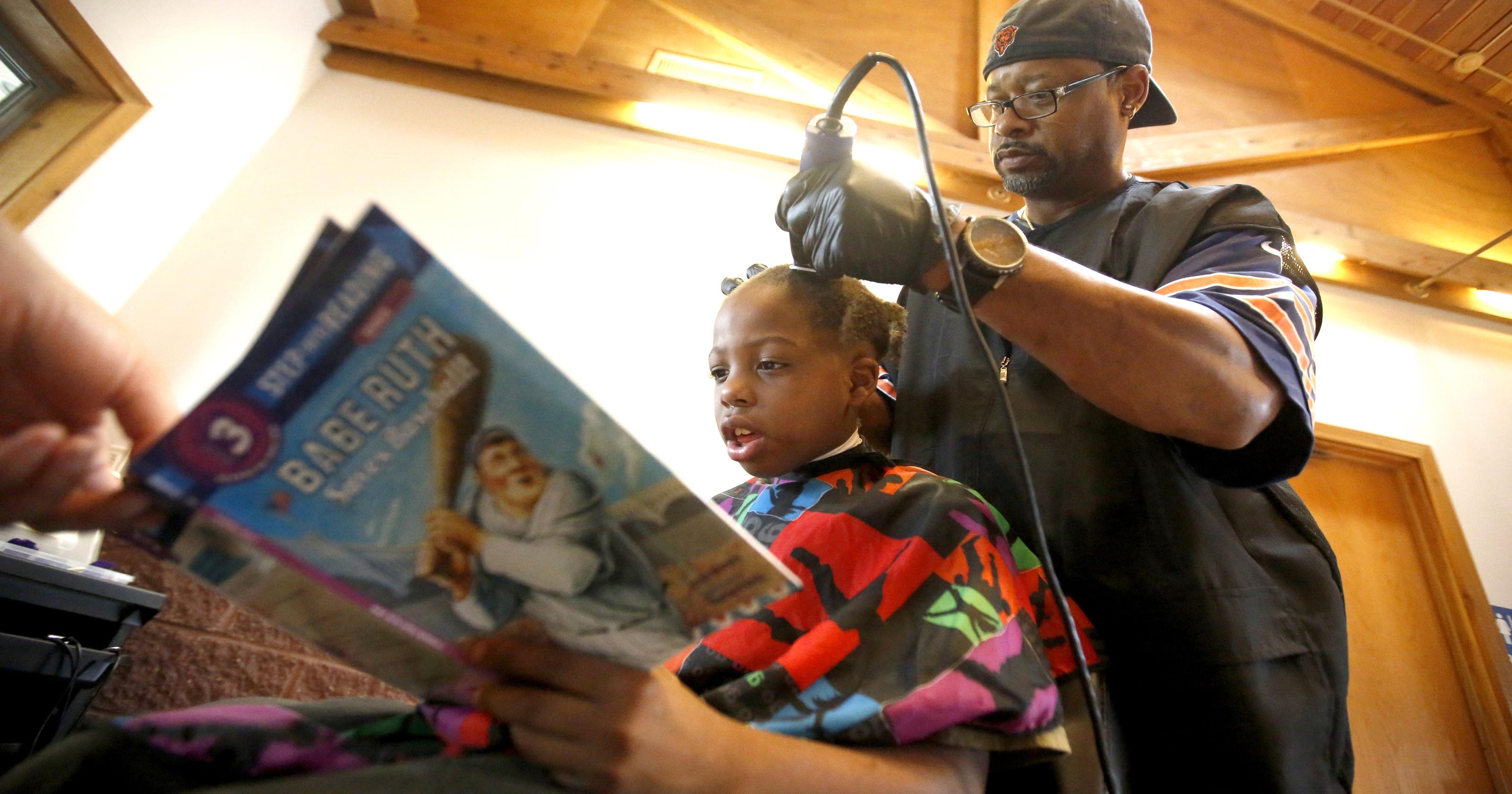 Kids Read In Exchange For Haircuts