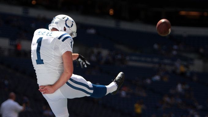 Pat McAfee Reminds Colts He Wants To Punt And Kick, Too