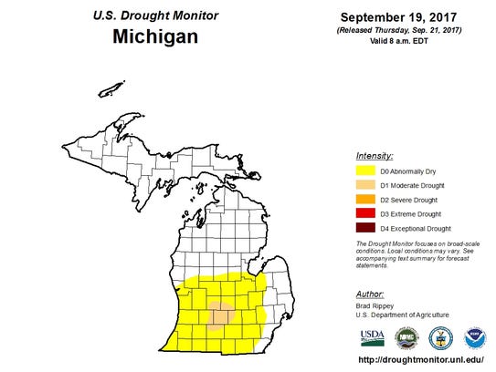 Drought map