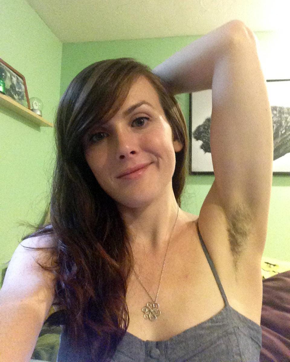 Girl Hairy Underarms Photo