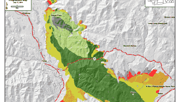 Wa State Forest Fire Map - Map