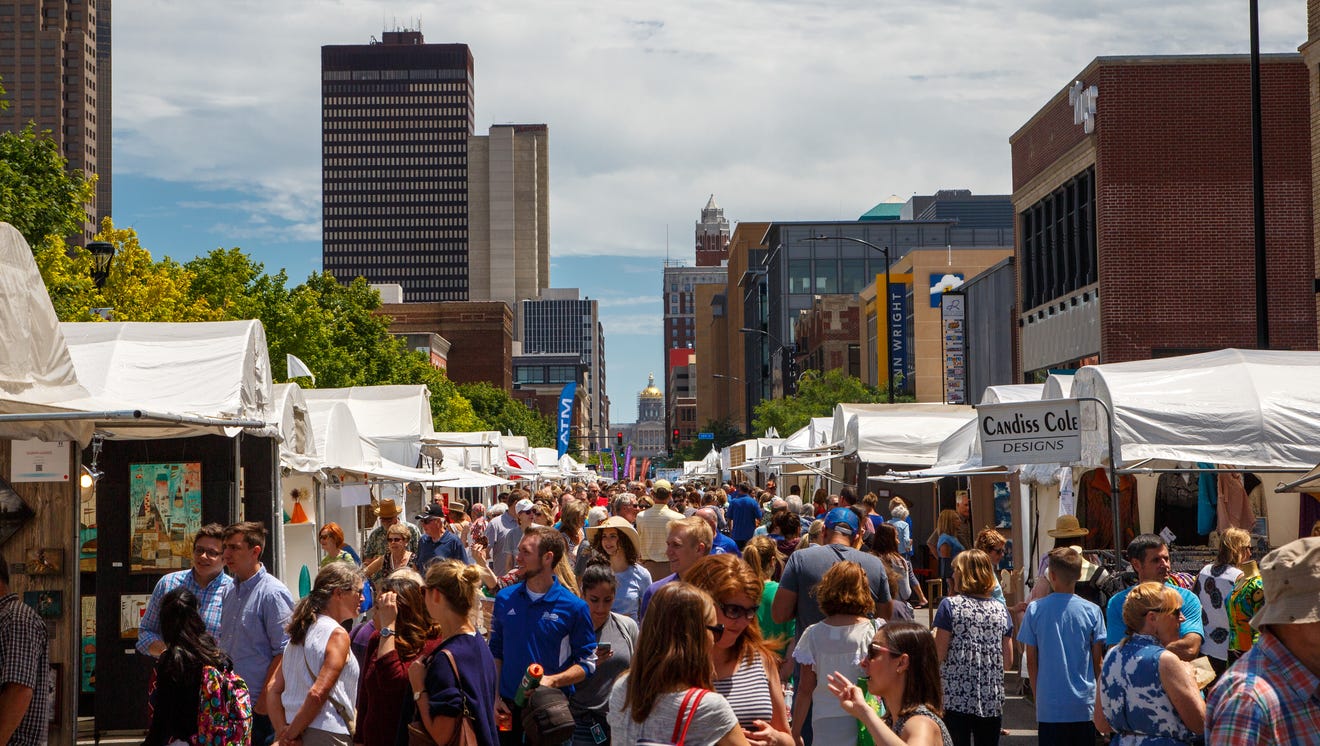 Des Moines is one of the best festival cities in the world, says