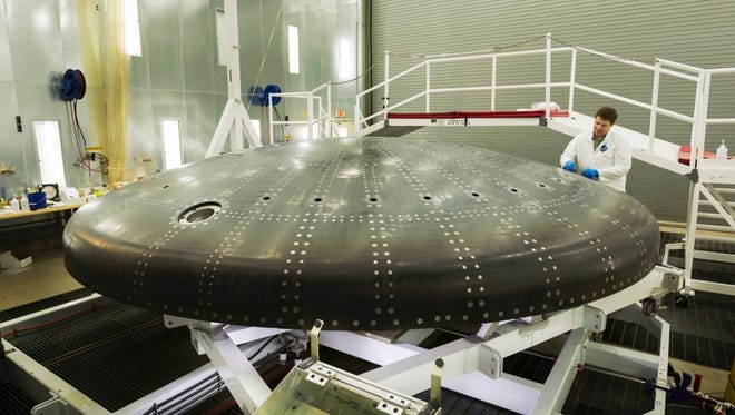 Orion heat shield delivered to KSC