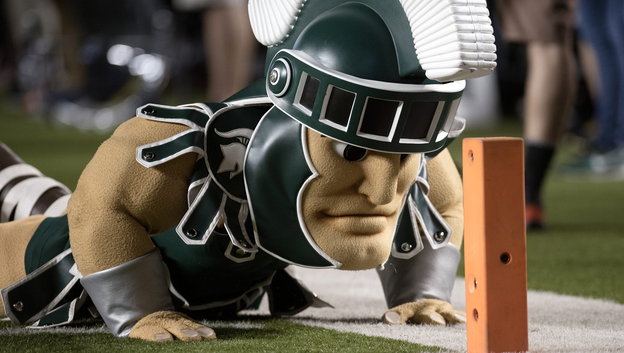 Michigan State University S Sparty Mascot Can T Appear At Parades