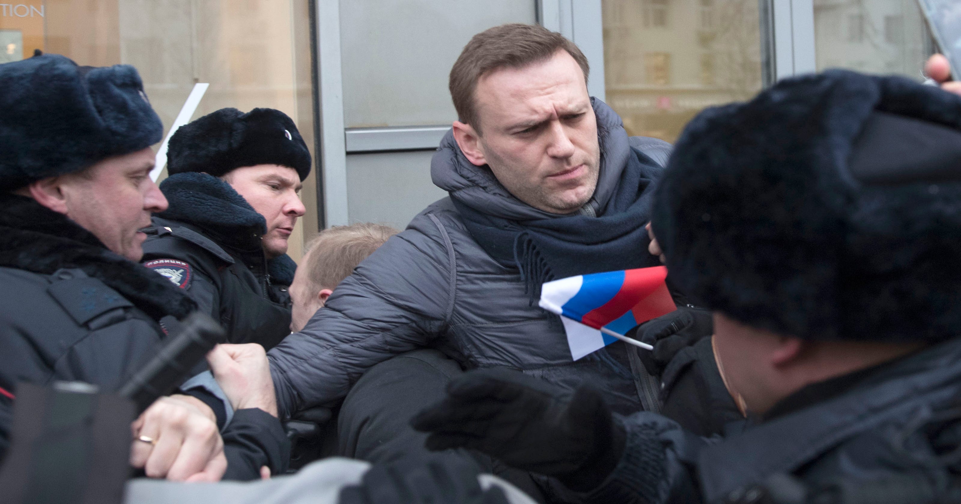 Alexei Navalny Russian Opposition Leader Arrested