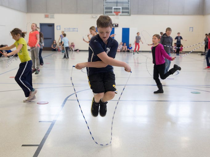 16 photos: Hubbell Elementary Jump Rope for Heart