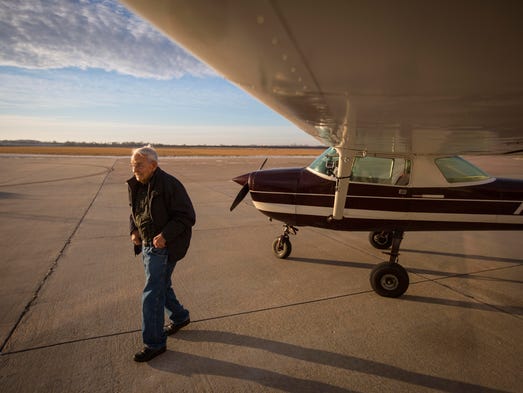 The World S Oldest Pilot An Iowan Takes Flight On His 99th Birthday