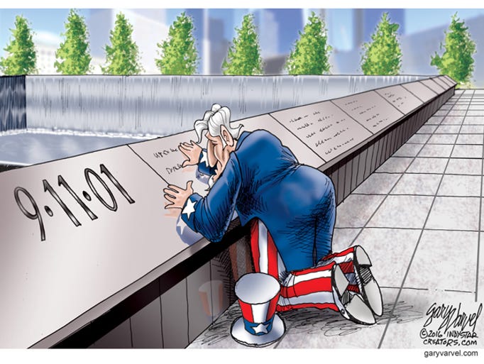 Gary Varvel's 9-11 remembrance cartoons