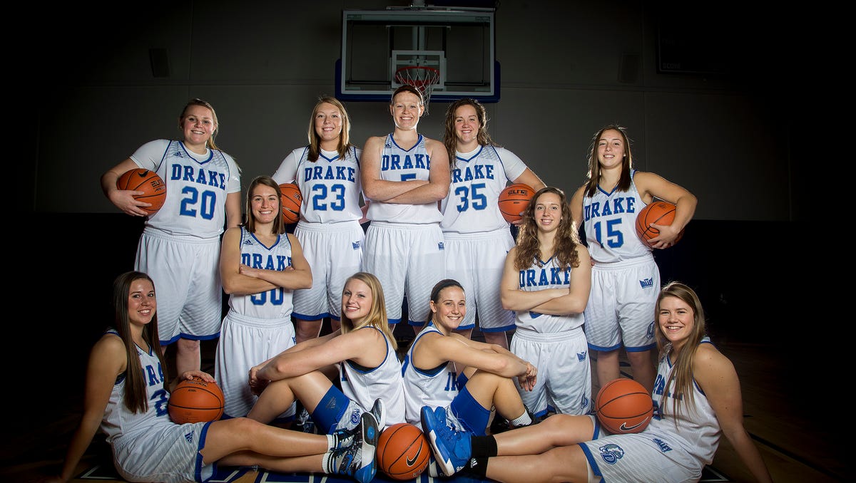 11 photos Drake University women's basketball media day