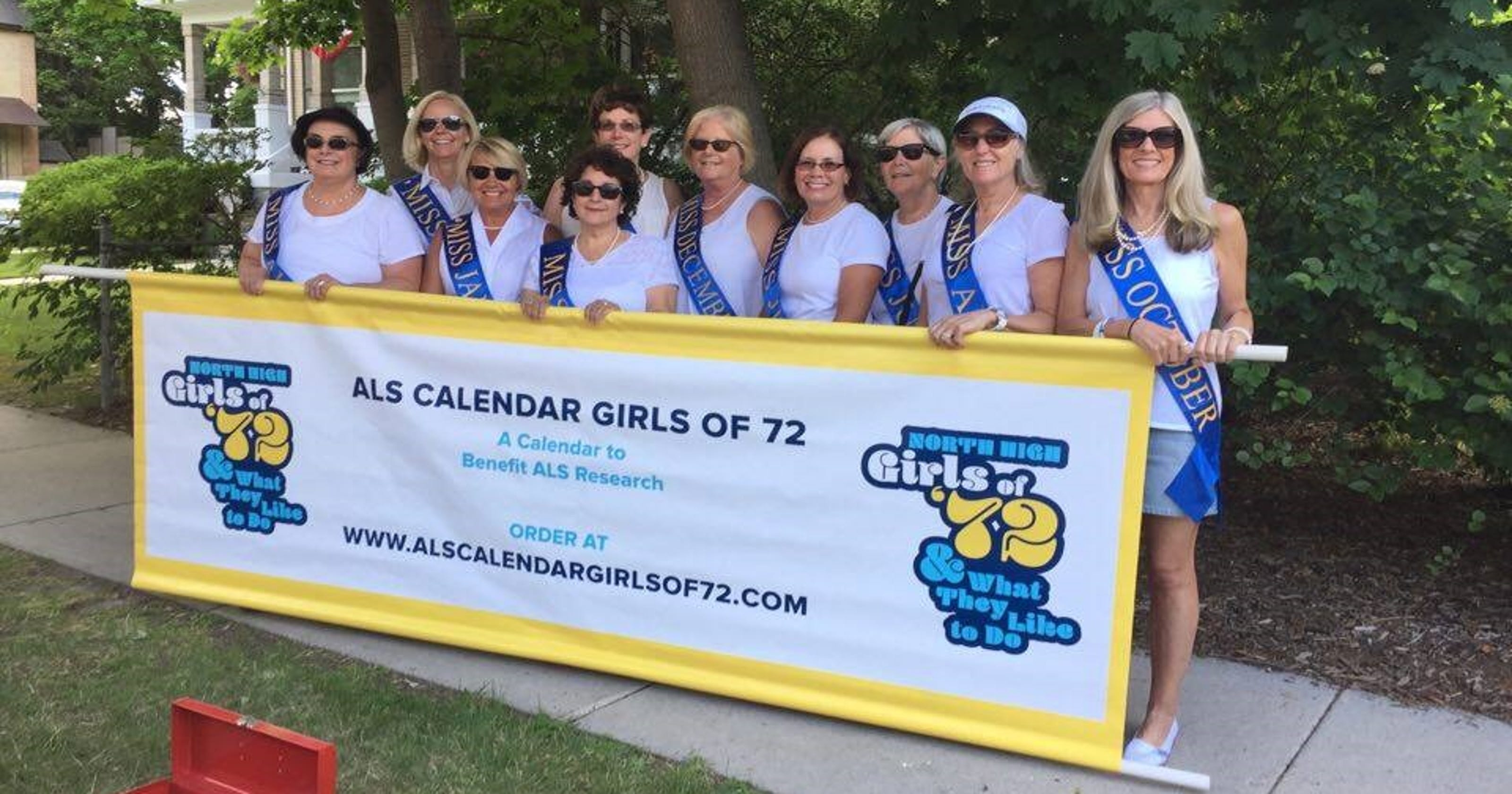 Ladies who stripped for ALS calendar raise 15,000