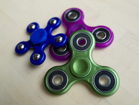 Fidget spinners have become the latest toy sensation and some schools 