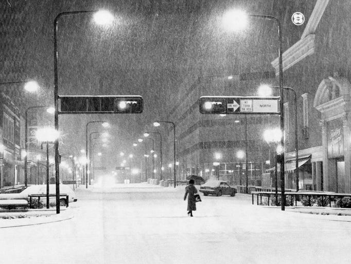 The Greenville snow storm of January 1982