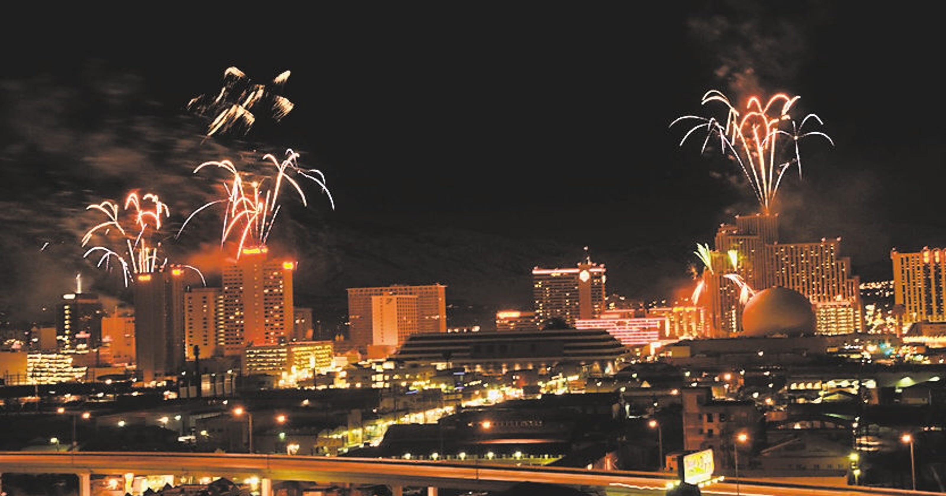 New Year's Eve fireworks return to downtown Reno