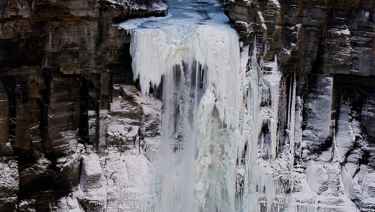 Taughannock Falls State Park in Tompkins County on Wednesday, January 3, 2018.