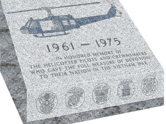 Memorial to Vietnam helicopter crews to be dedicated at Arlington.