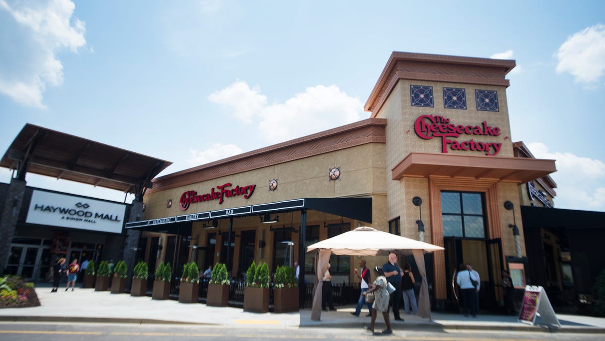 Tour the new Cheesecake Factory opening at Haywood Mall