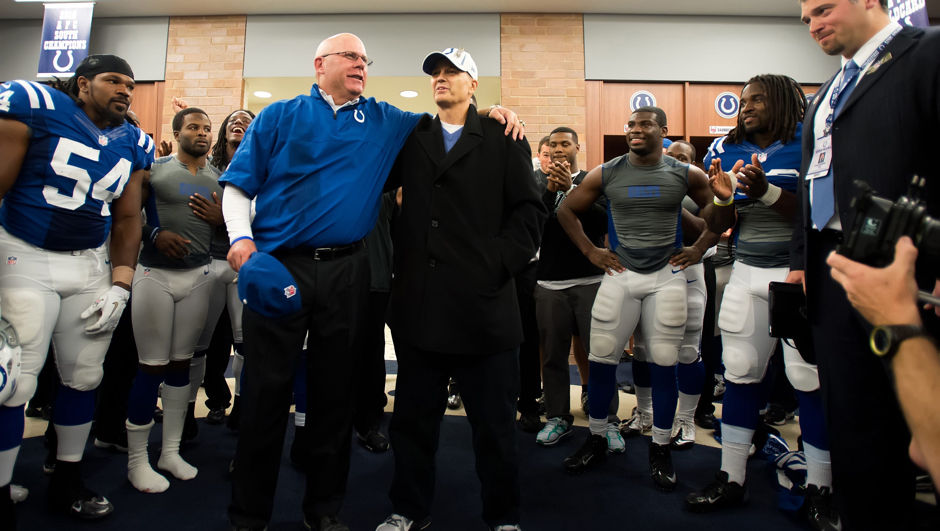 In 2012 The Colts Kept Chuck Pagano, After Cancer, Over Bruce Arians.