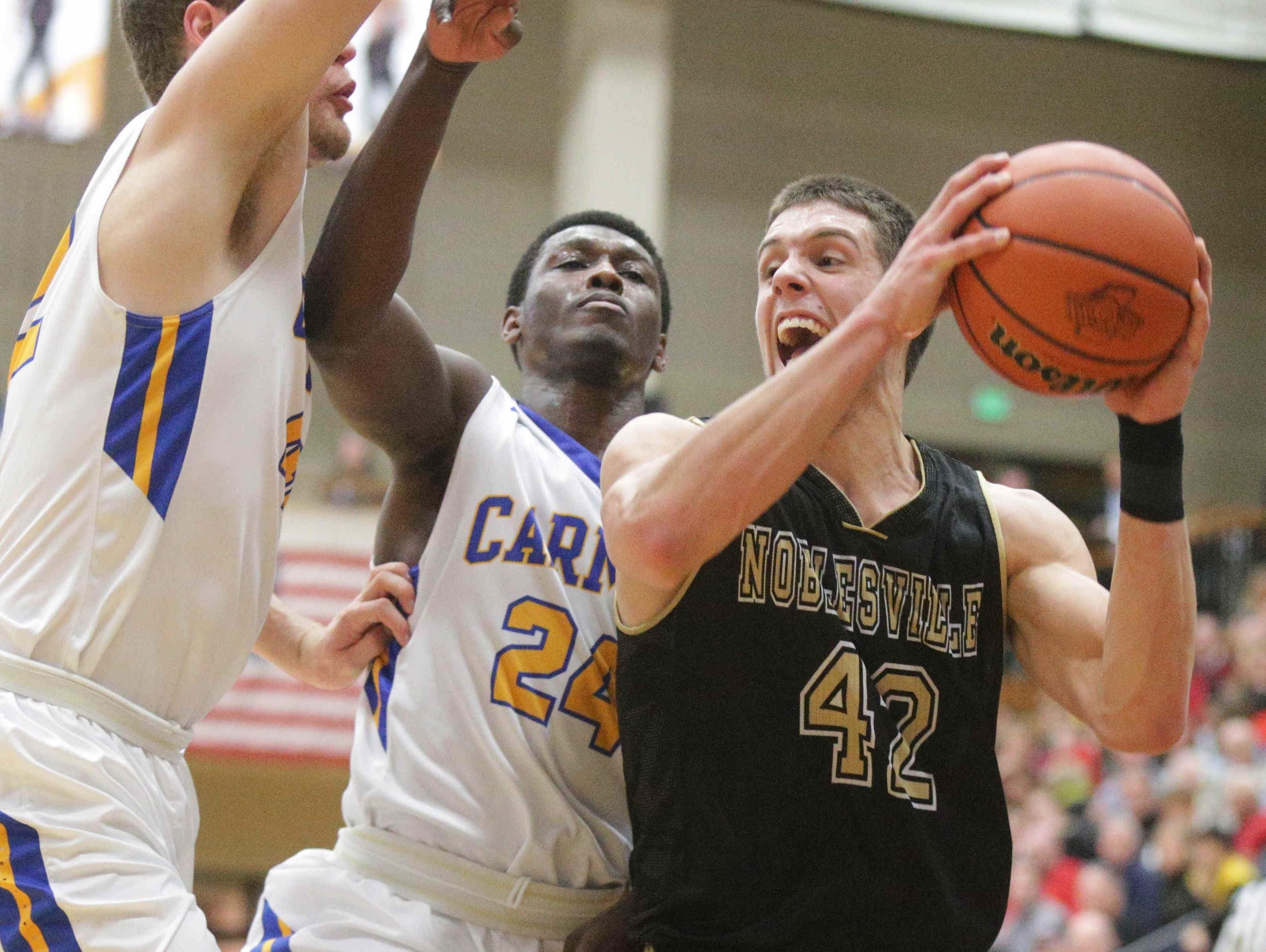 HS Boys Basketball: Carmel Advances Over Noblesville In 2 OT | | USA ...