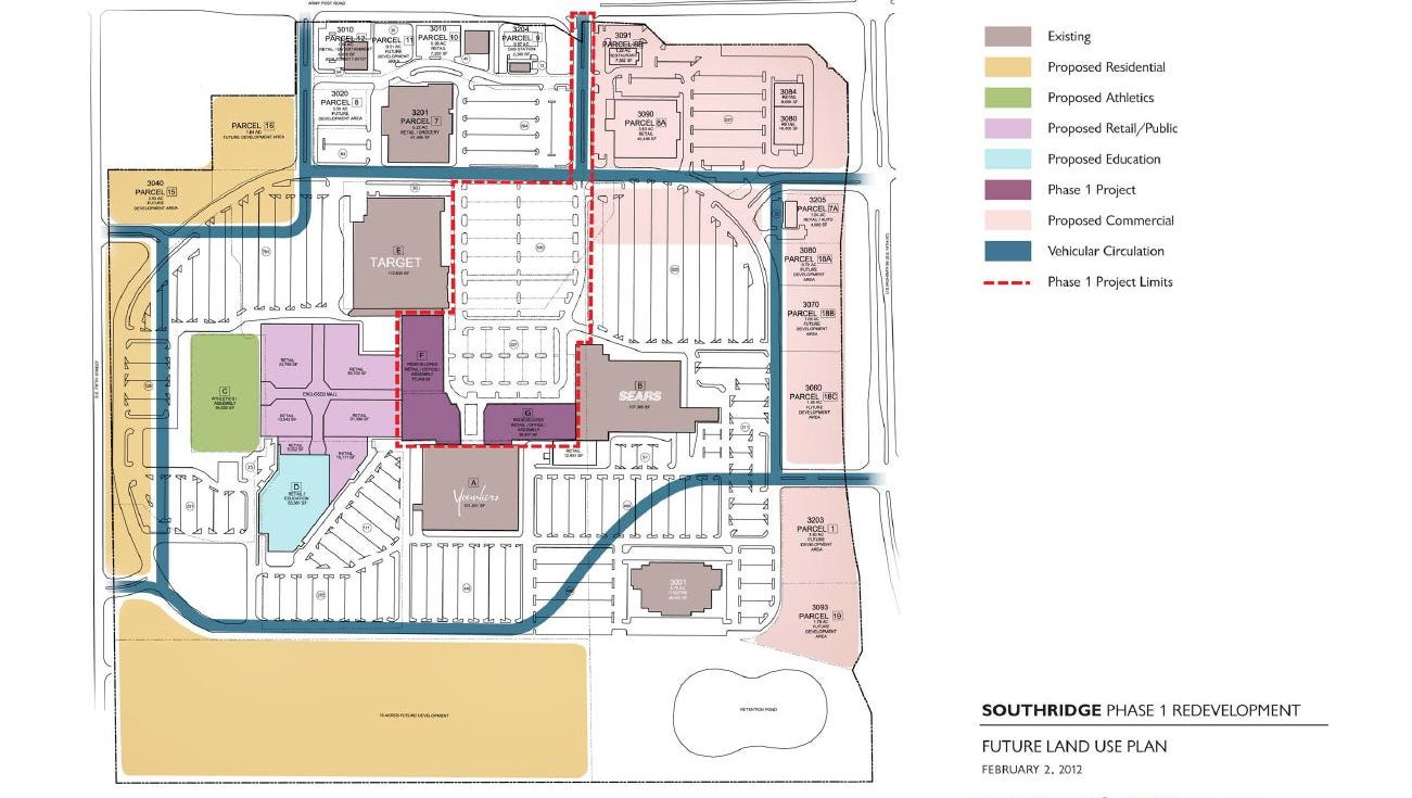 Southridge Mall Store Map Southridge Mall Campus Adds College, Apartments, Medical Clinic And More