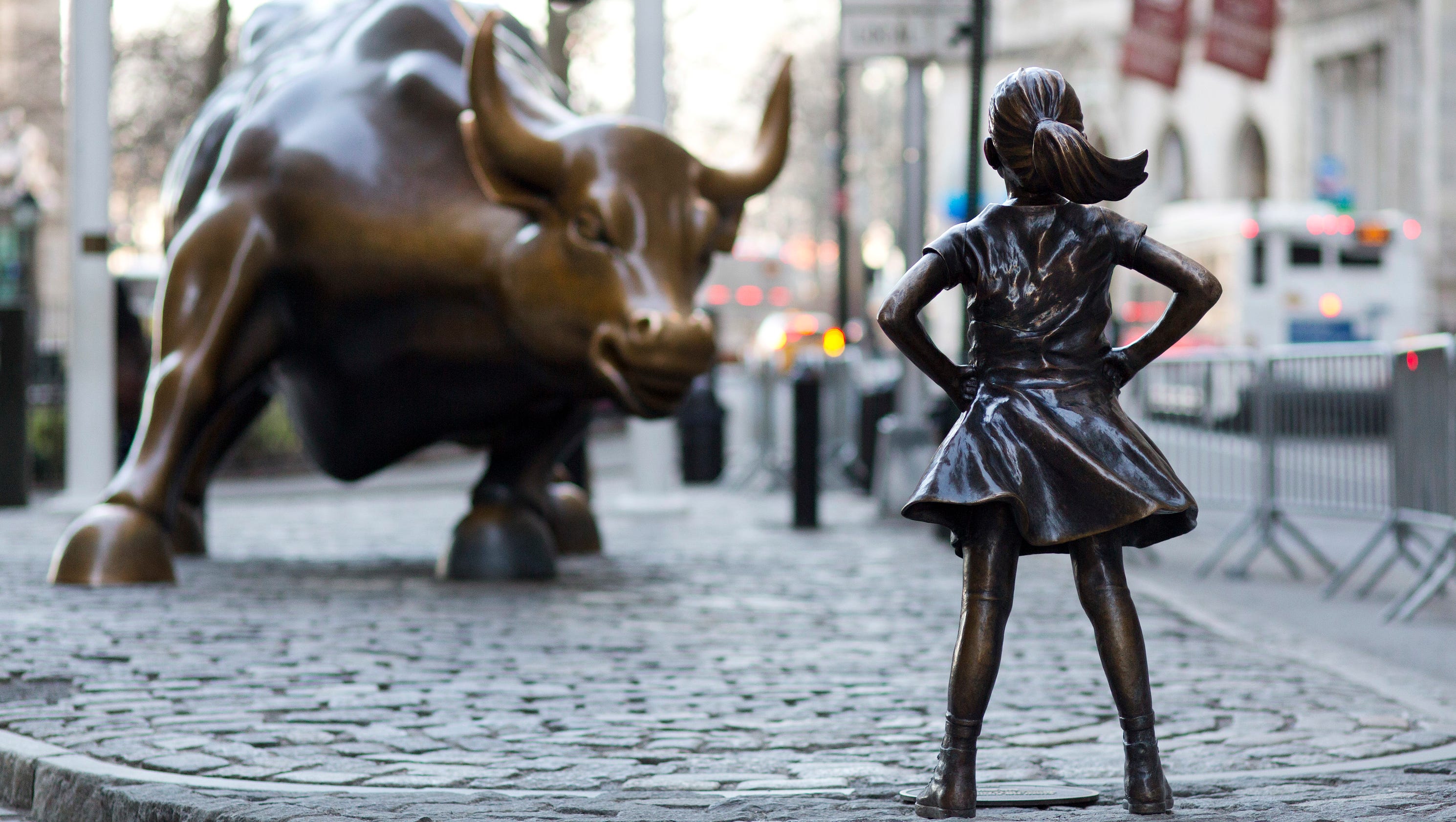 Image result for little girl statue on wall street