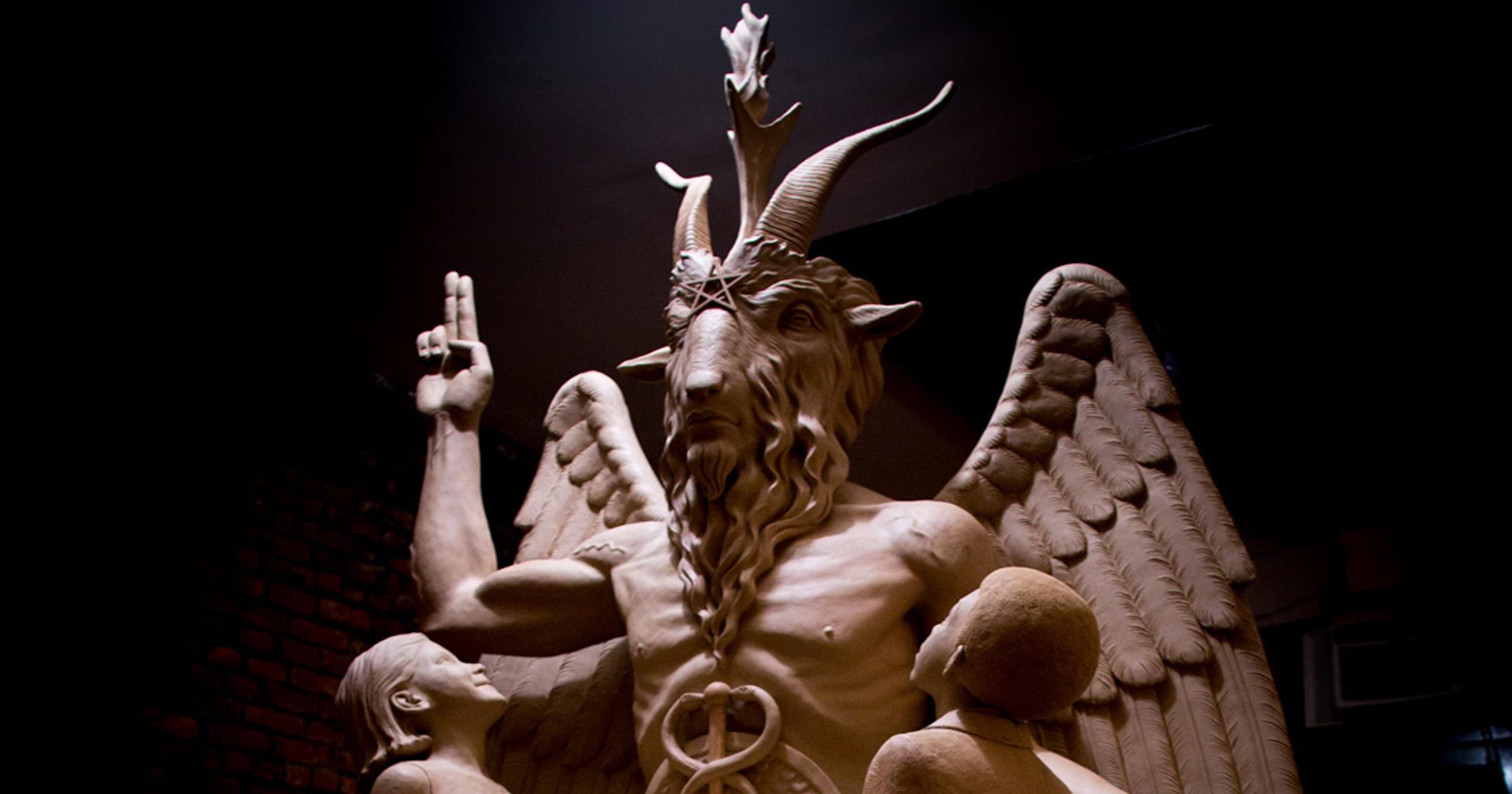 Satanic Statue In Detroit Michigan Lukekellydesign