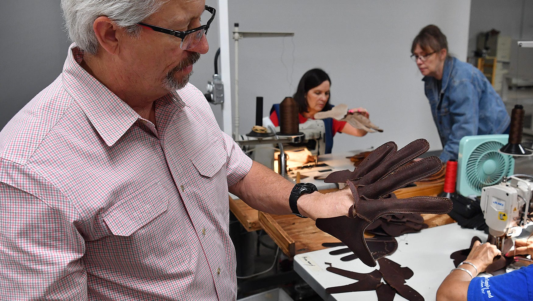 Nokona handcrafts baseball gloves in North Texas facility