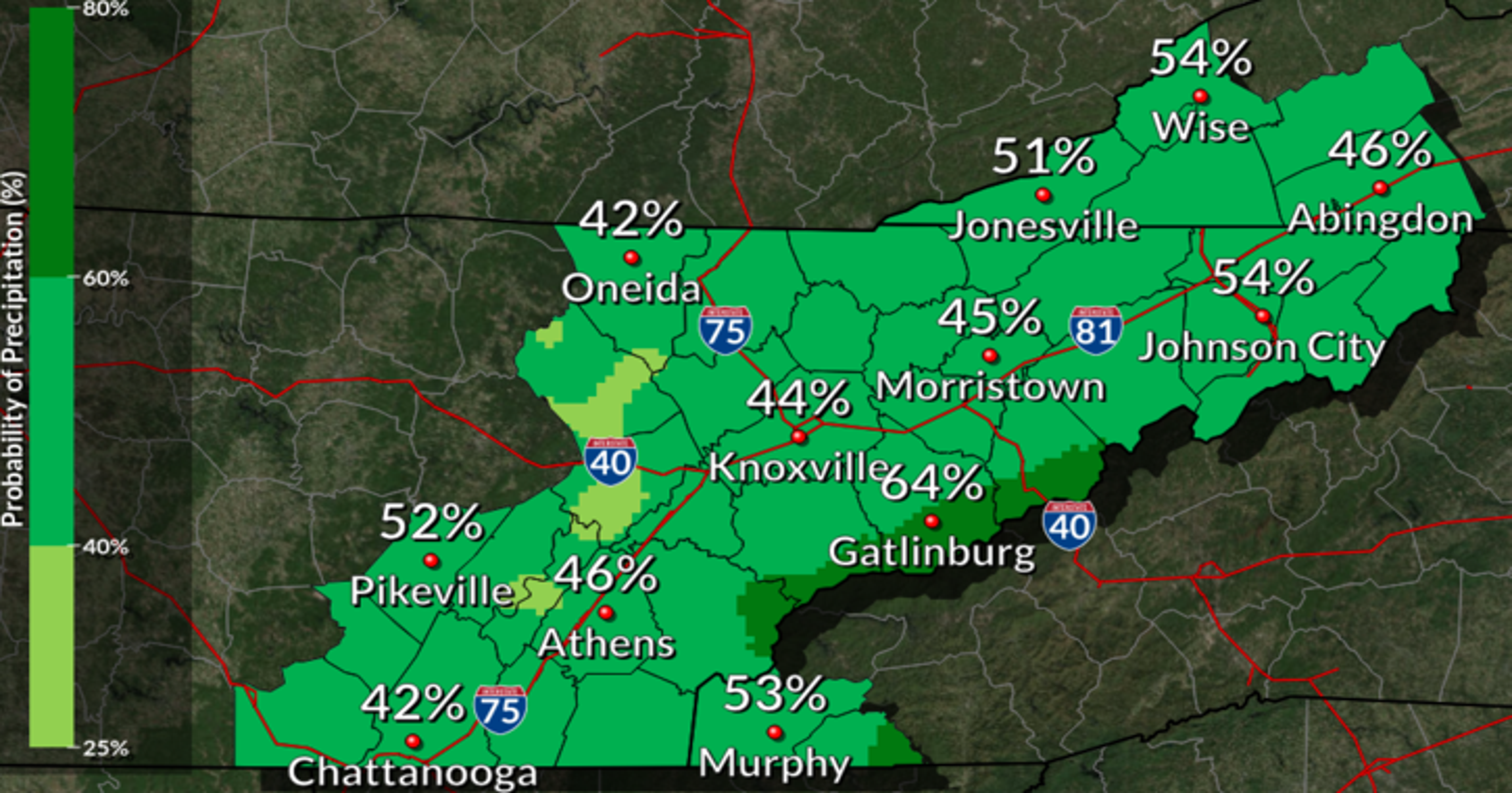 Knoxville weather Memorial Day weekend expected to be wet, muggy