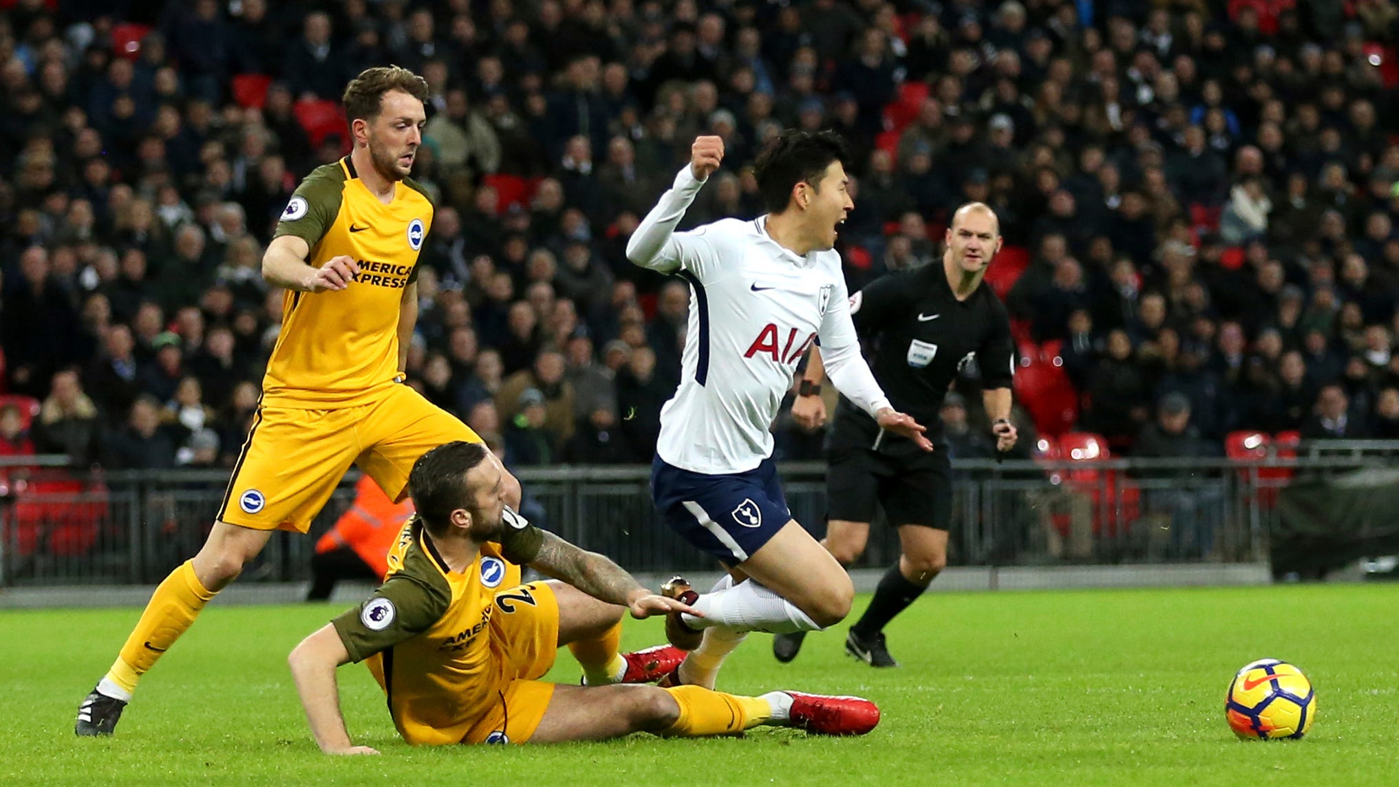 Tottenham Back In Top 4 With 2-0 Victory Over Brighton