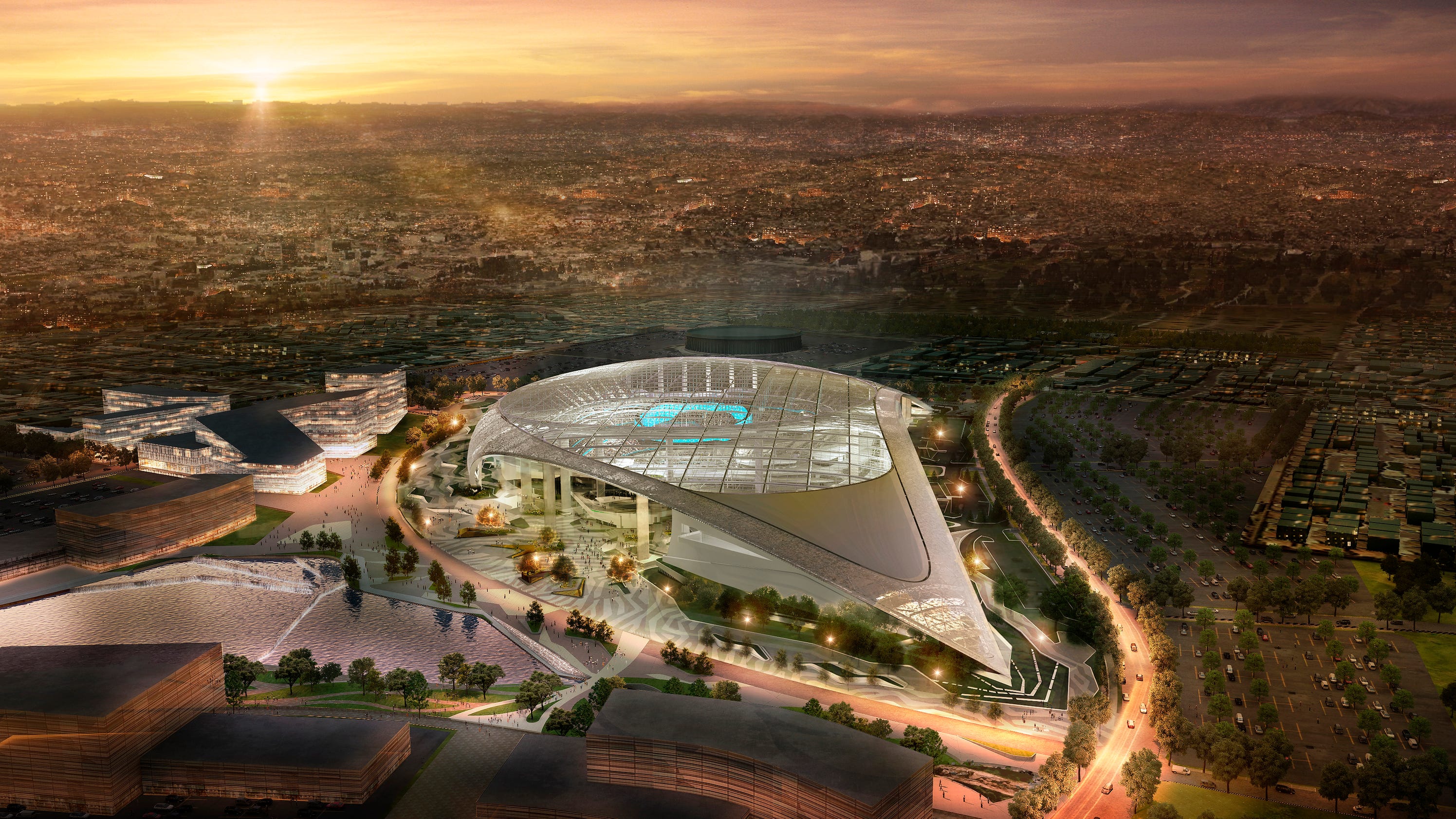 new chargers stadium design