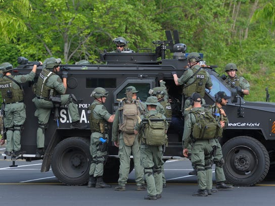 equipment used office nashville surplus bonanza Tennessee transforms police Military work