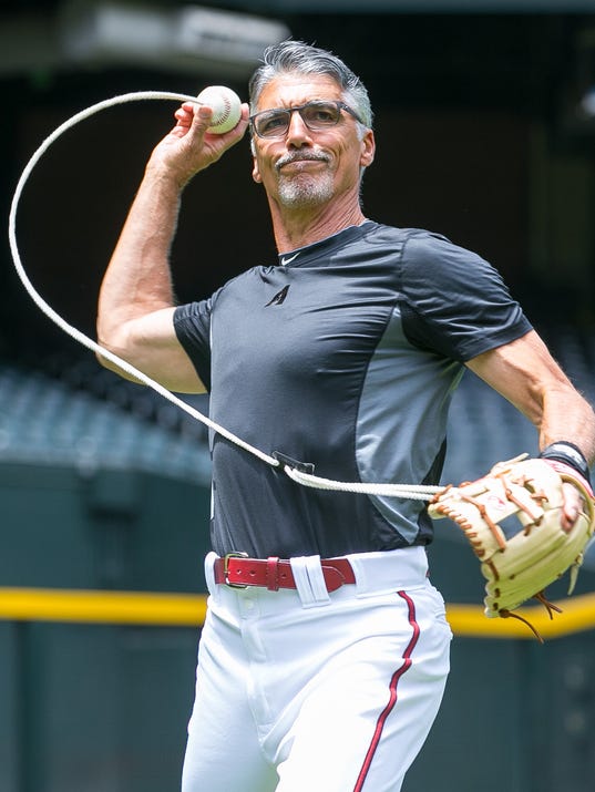 Pitching a concept Diamondbacks coach invents throwing tool