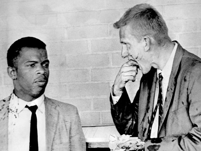 Nashville Then: Civil Rights leader John Lewis from 1960 to 1964