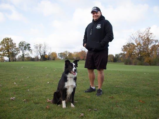 Chris Compton, 45, of Holy and founder of Goose Busters,