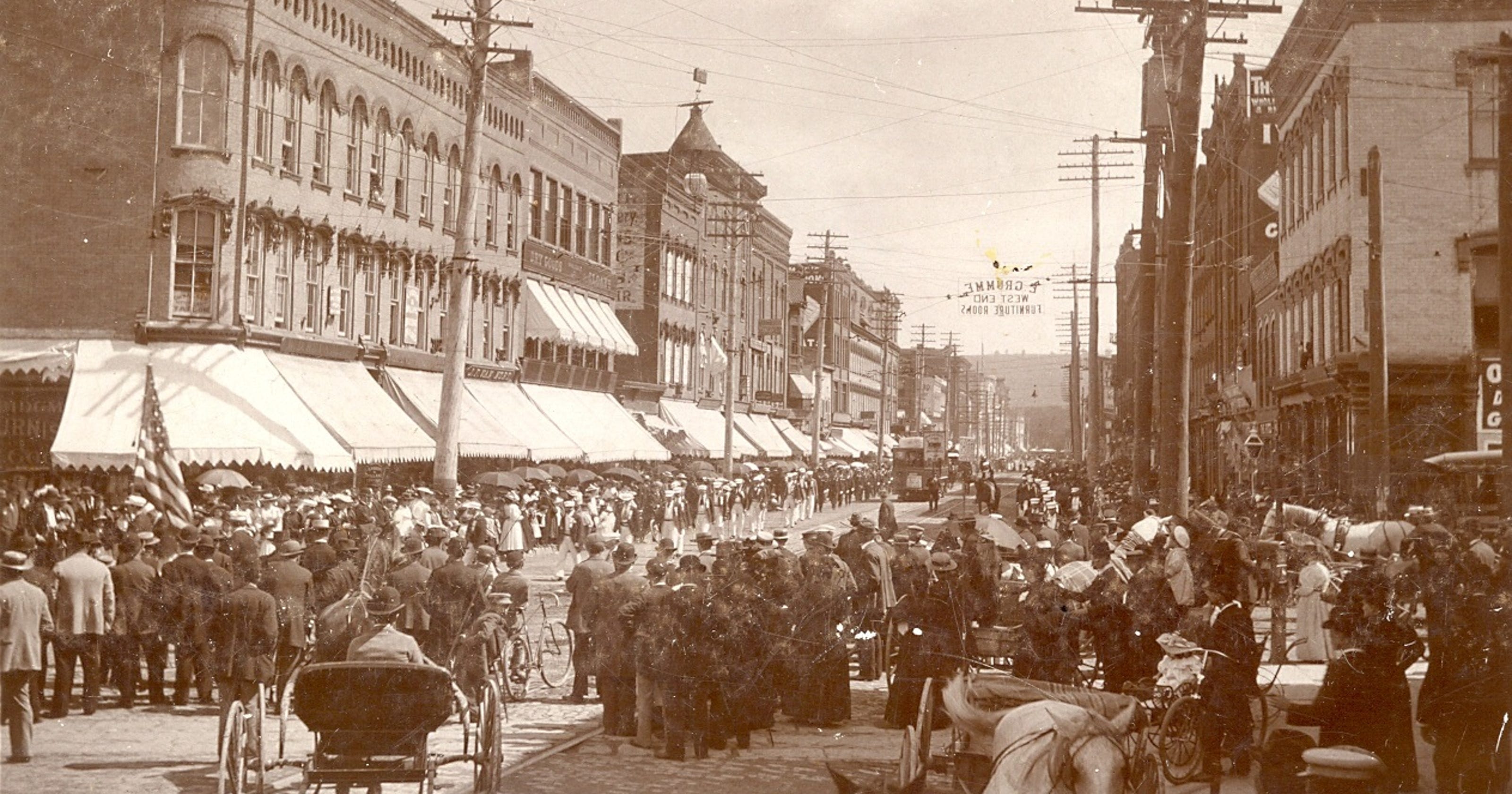 Elmira History City celebrated Labor Day with picnics, parades, ball games