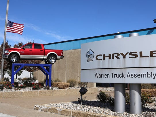 The FCA Warren Truck Assembly Plant in Warren in October