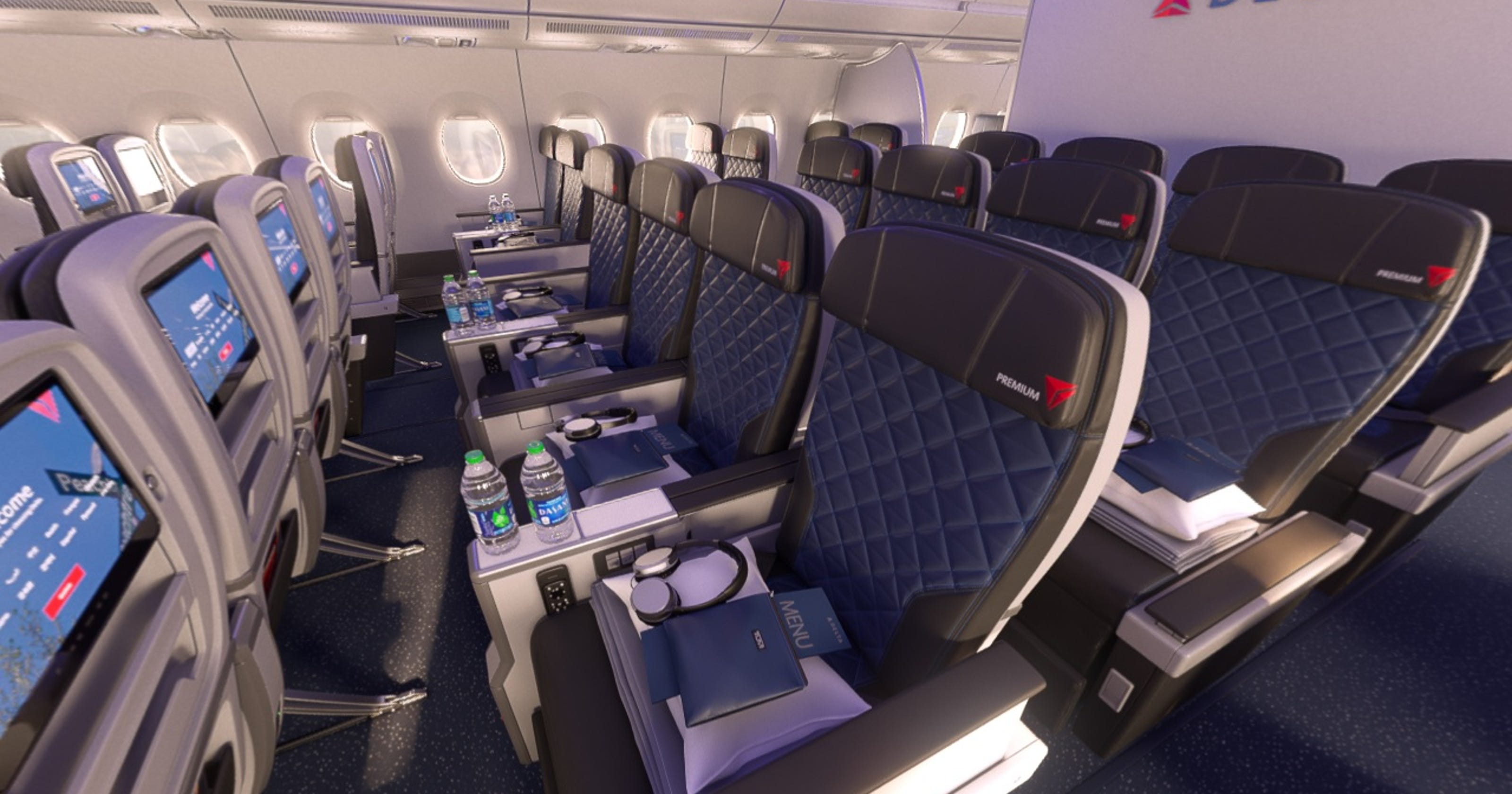 Delta gives first look of premium economy cabin, set for 2017 debut