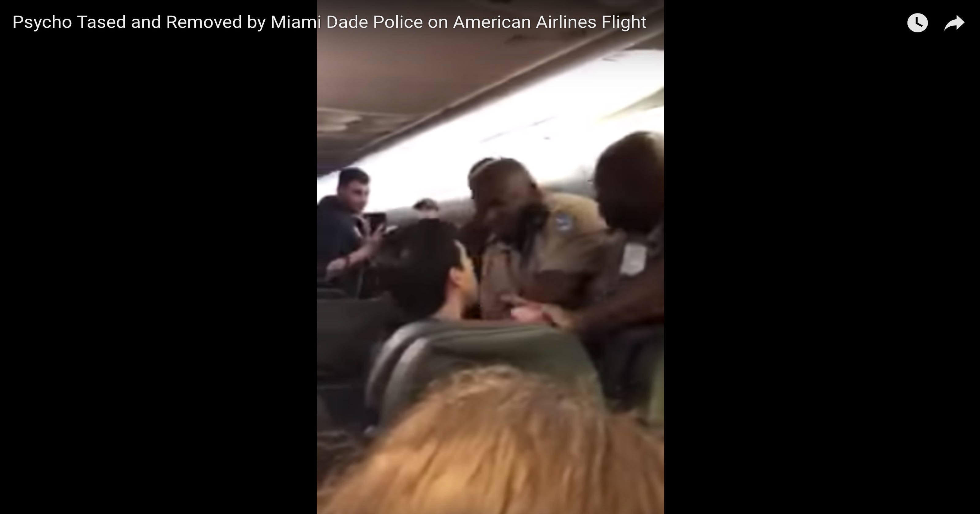 American Airlines passenger tased 10 times, removed from plane