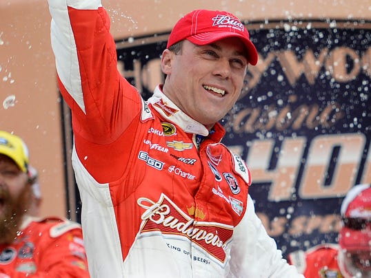 Kevin Harvick prevails as Kansas track causes chaos