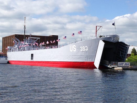 USS LST 393 goes from D-Day landing ship to Muskegon museum