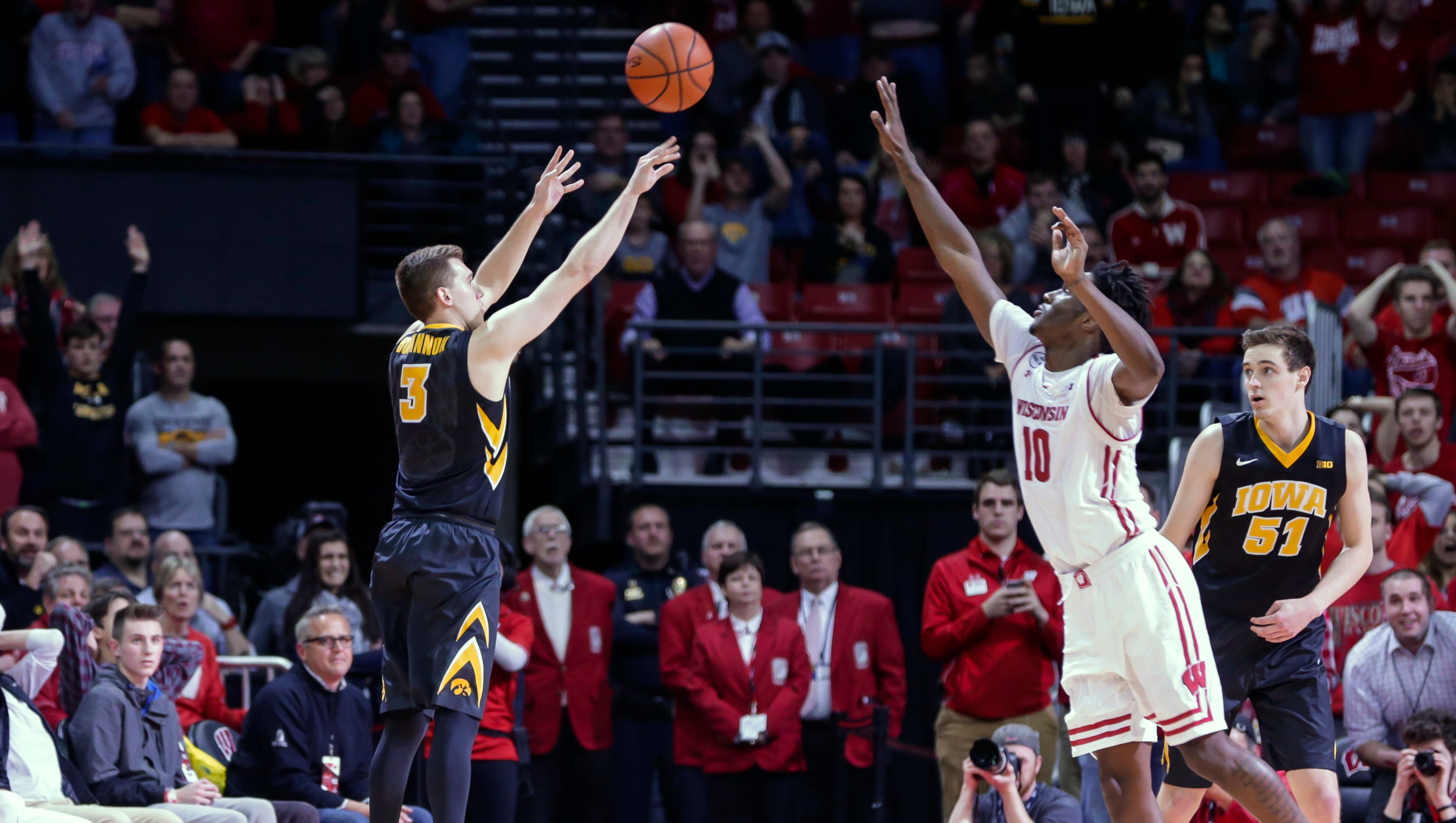 Photos: Iowa Men's Basketball Beat No. 21 Wisconsin