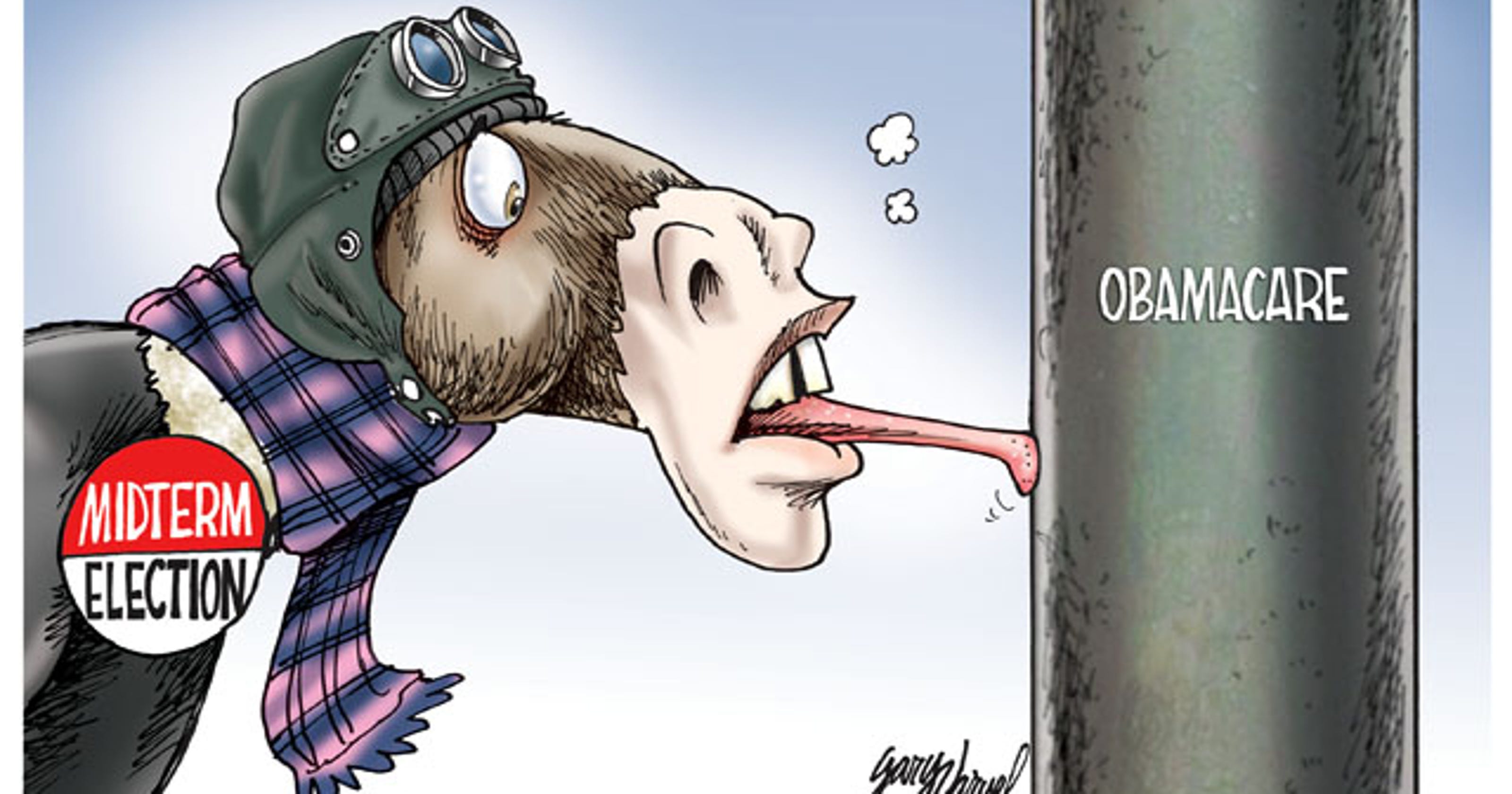 Cartoonist Gary Varvel Obamacares Effect On The Midterm Election 3801