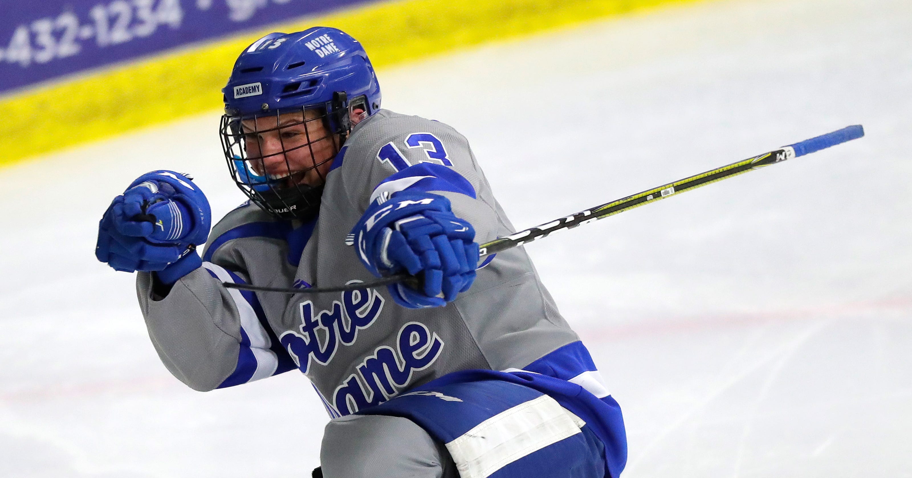 High School Hockey Notre Dames Poshak Commits To Northern