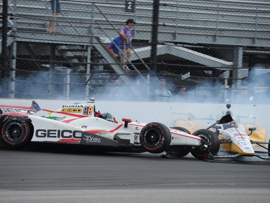 Recap of the 2017 Indy 500 crashes